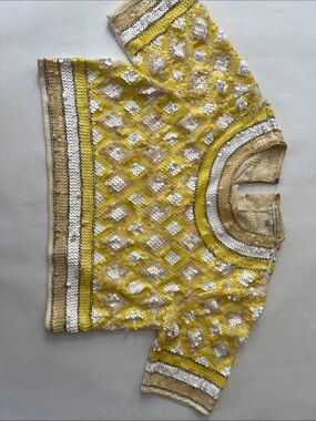 Endless Rose Cream Sequin Knit Top